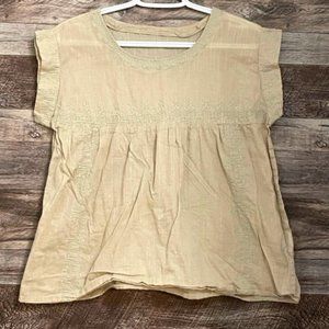 Boho Style Blouse Size Large